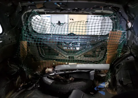 2015 Mitsubishi Outlander Sport Es из США, поврежденный, VIN 4A4AP3AU0FE050677